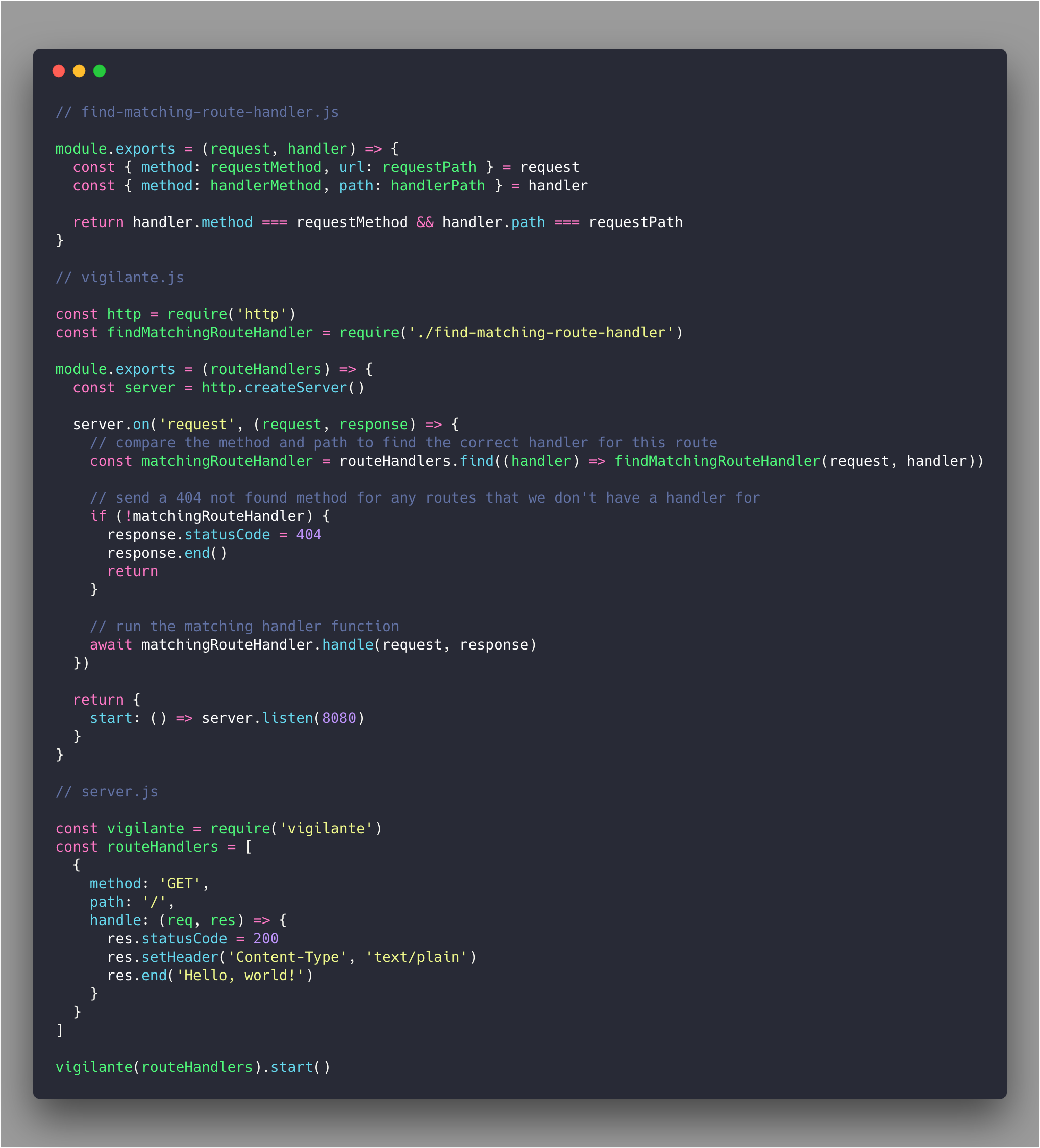 Second code block