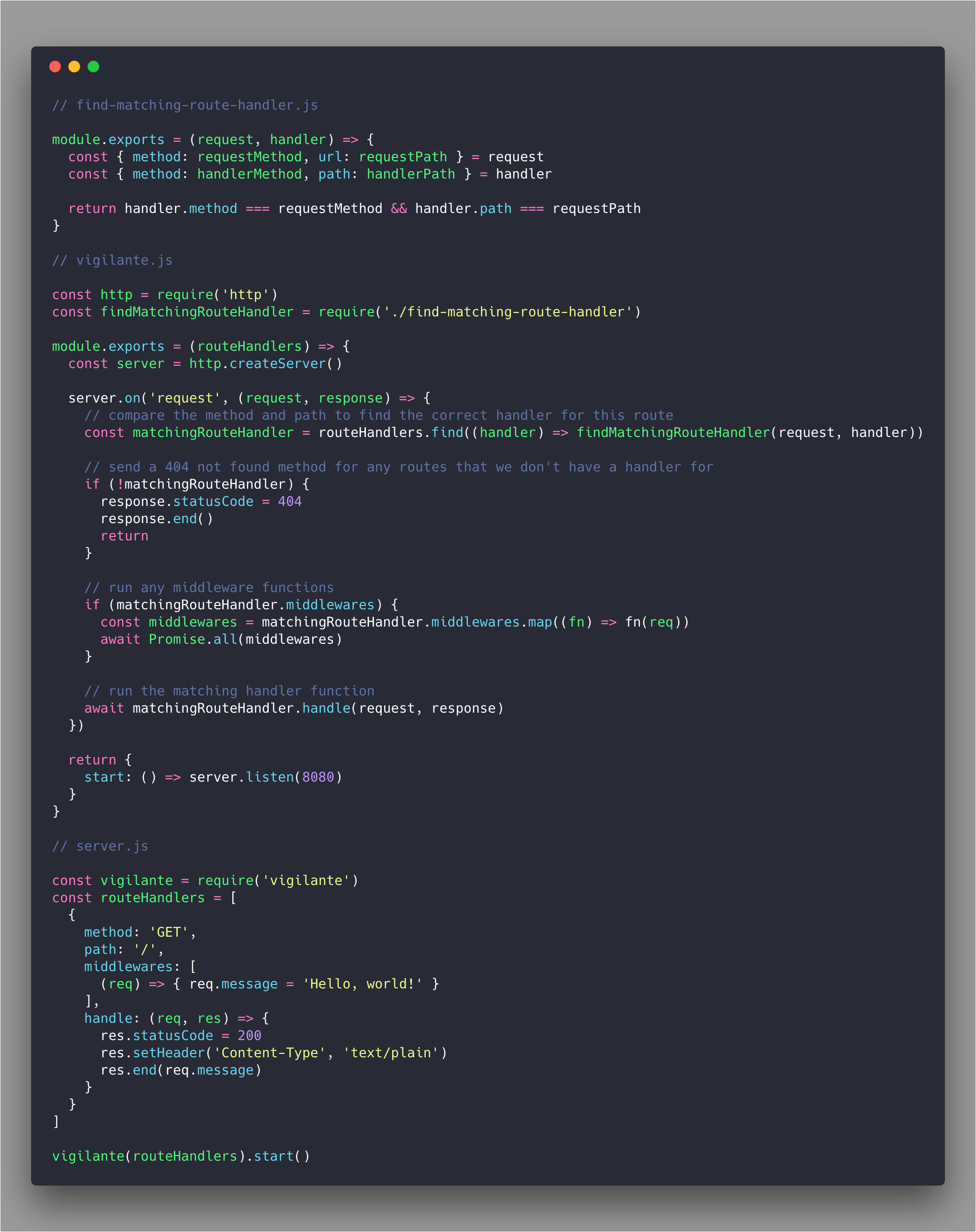 Third code block